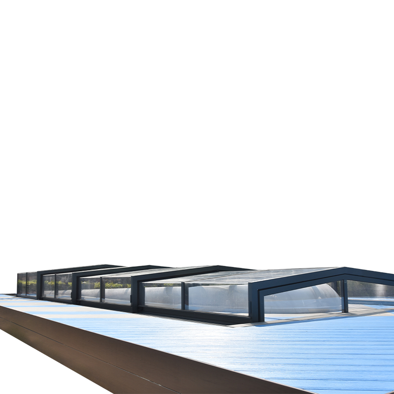 Transparent Retractable Pool Cover | BIGEER