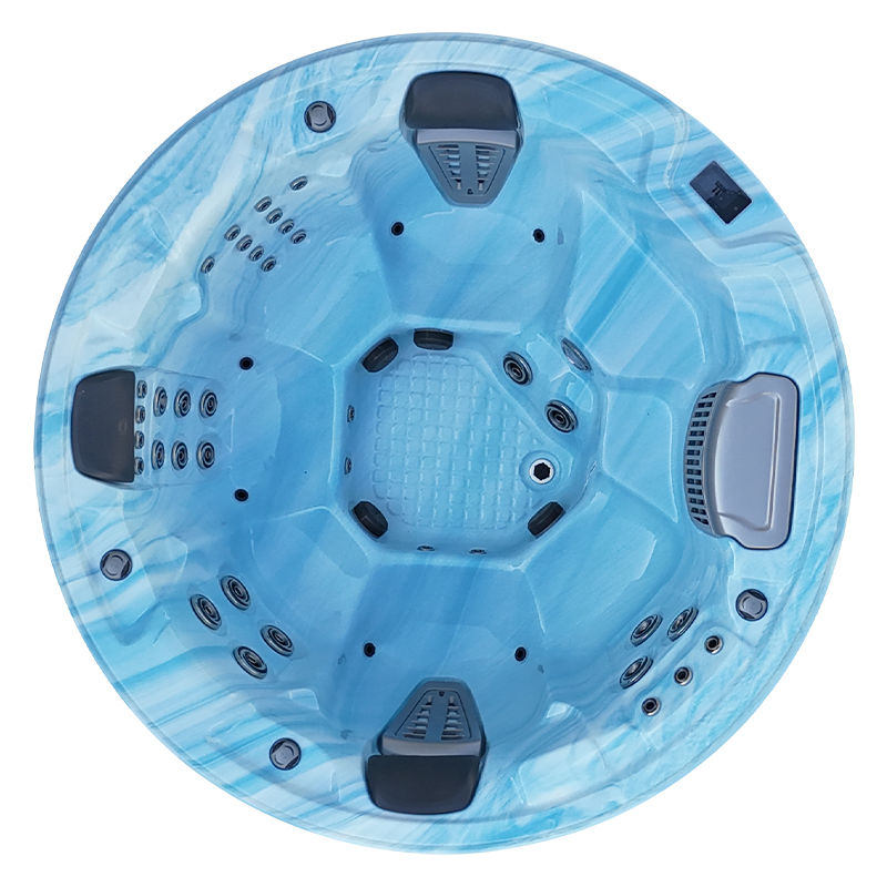 BG-8805 6-Person Round Hot Tub | BIGEER