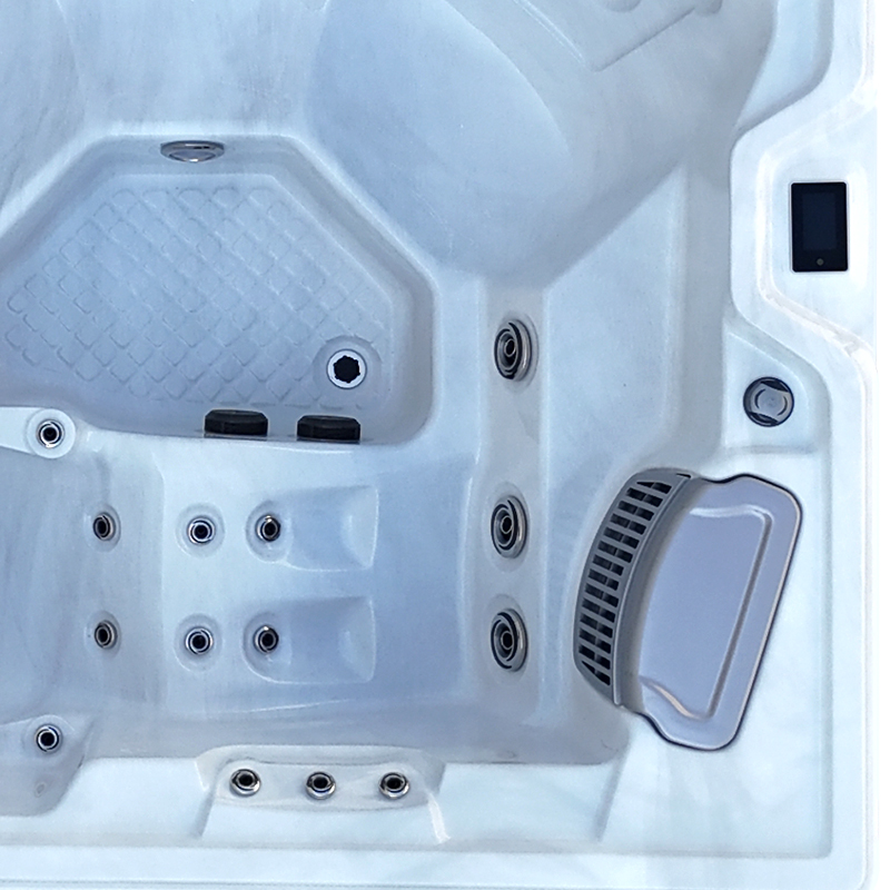 BG-8802 4-Person Hot Tub with Lounger | BIGEER