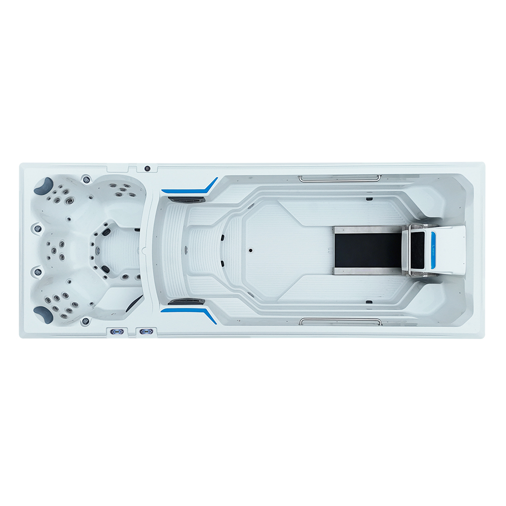 BG-6659 20' Dual-Temperature Swim Spa with 7.5 kW Variable-Speed Swim System