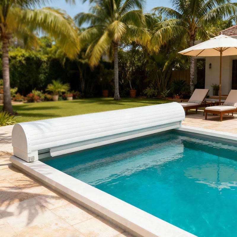 PVC Electric Rolling Pool Cover | BIGEER