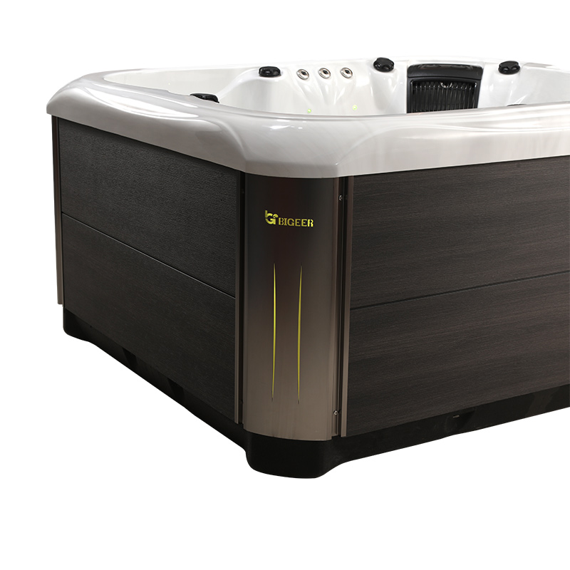 BG-8891 3-Person Dual Lounger Hot Tub | BIGEER