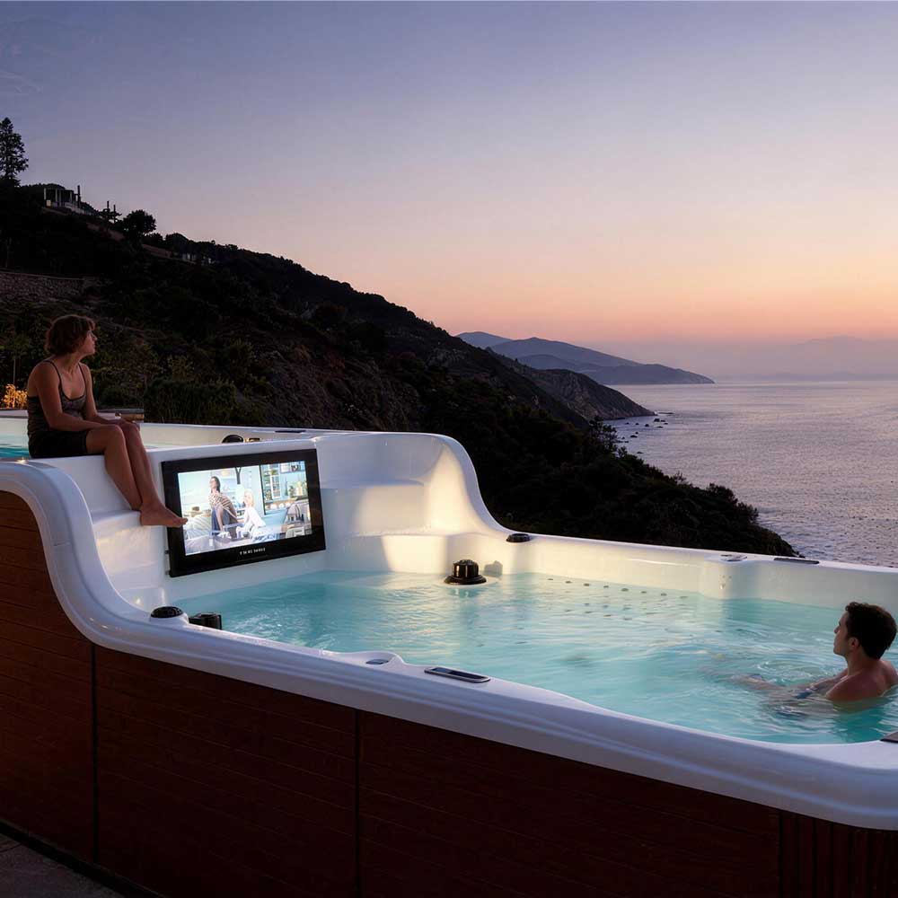 BG-6613 8.15m Dual Zone Swim Spa & Hot Tub | BIGEER