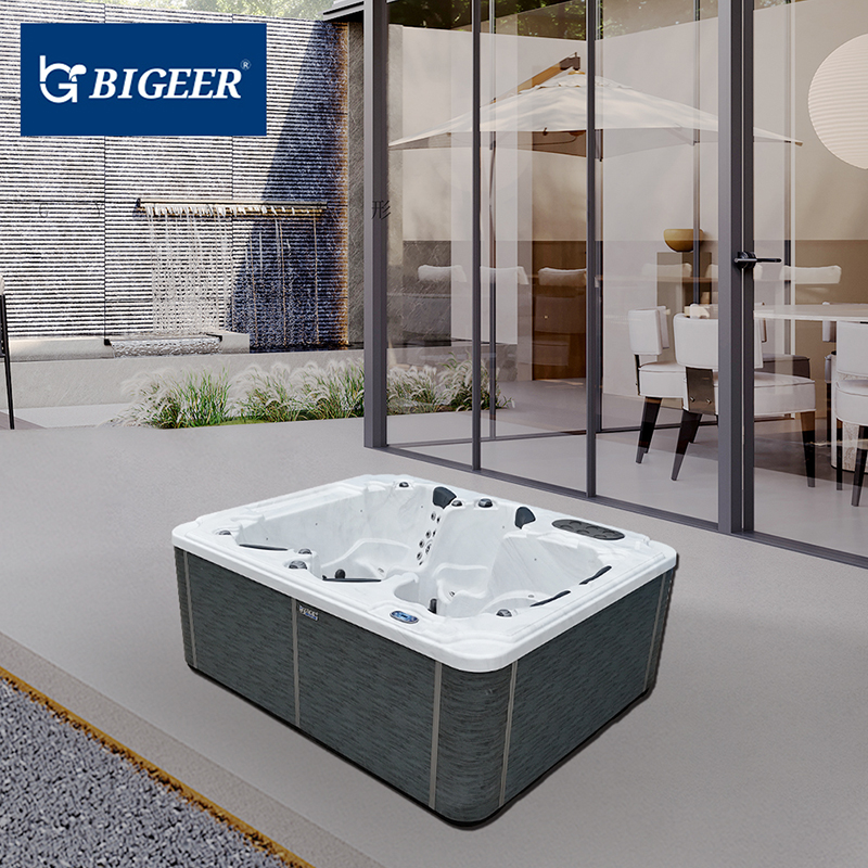 BG-8866 6-Person Hot Tub with 92 Jets | BIGEER
