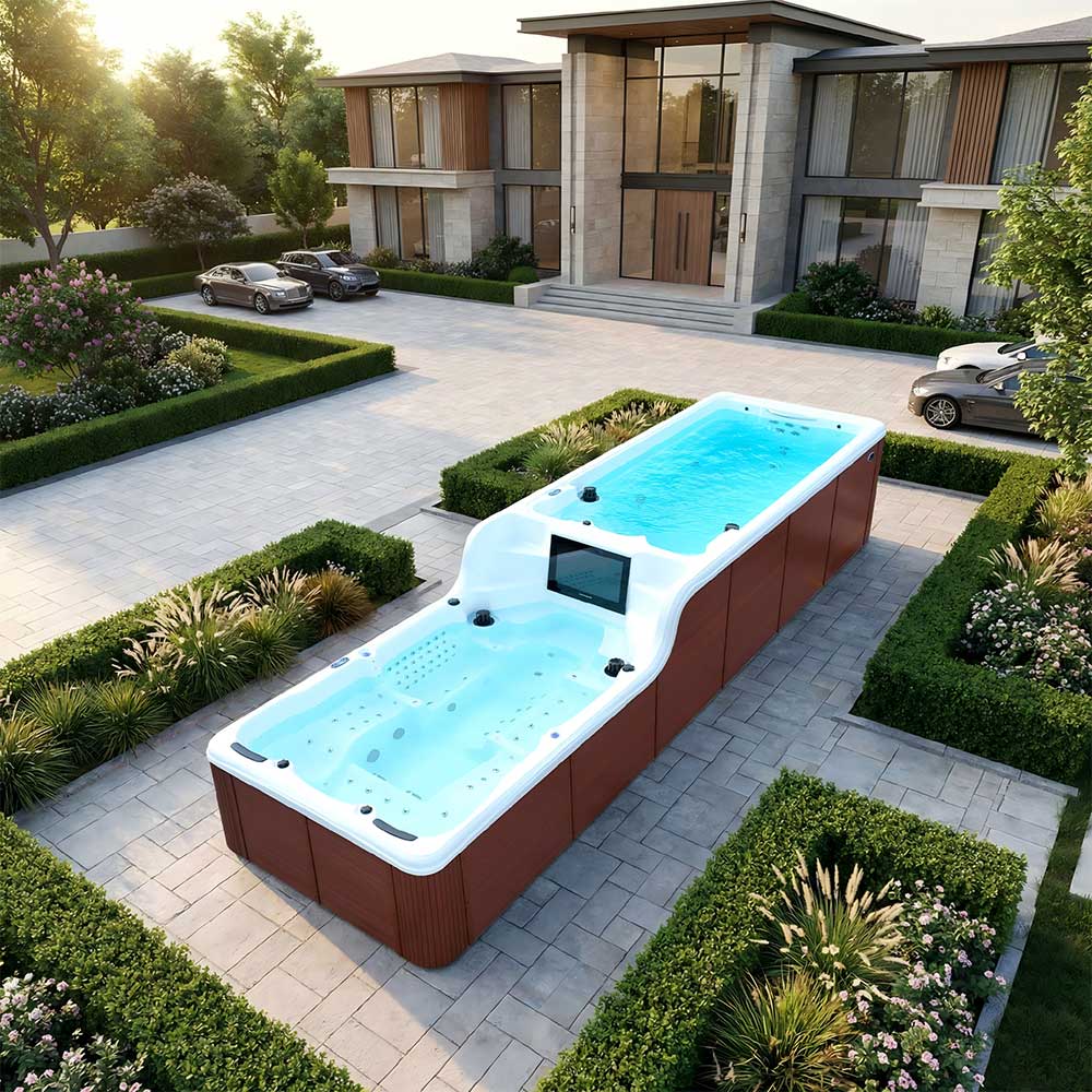 BG-6613 8.15m Dual Zone Swim Spa & Hot Tub | BIGEER