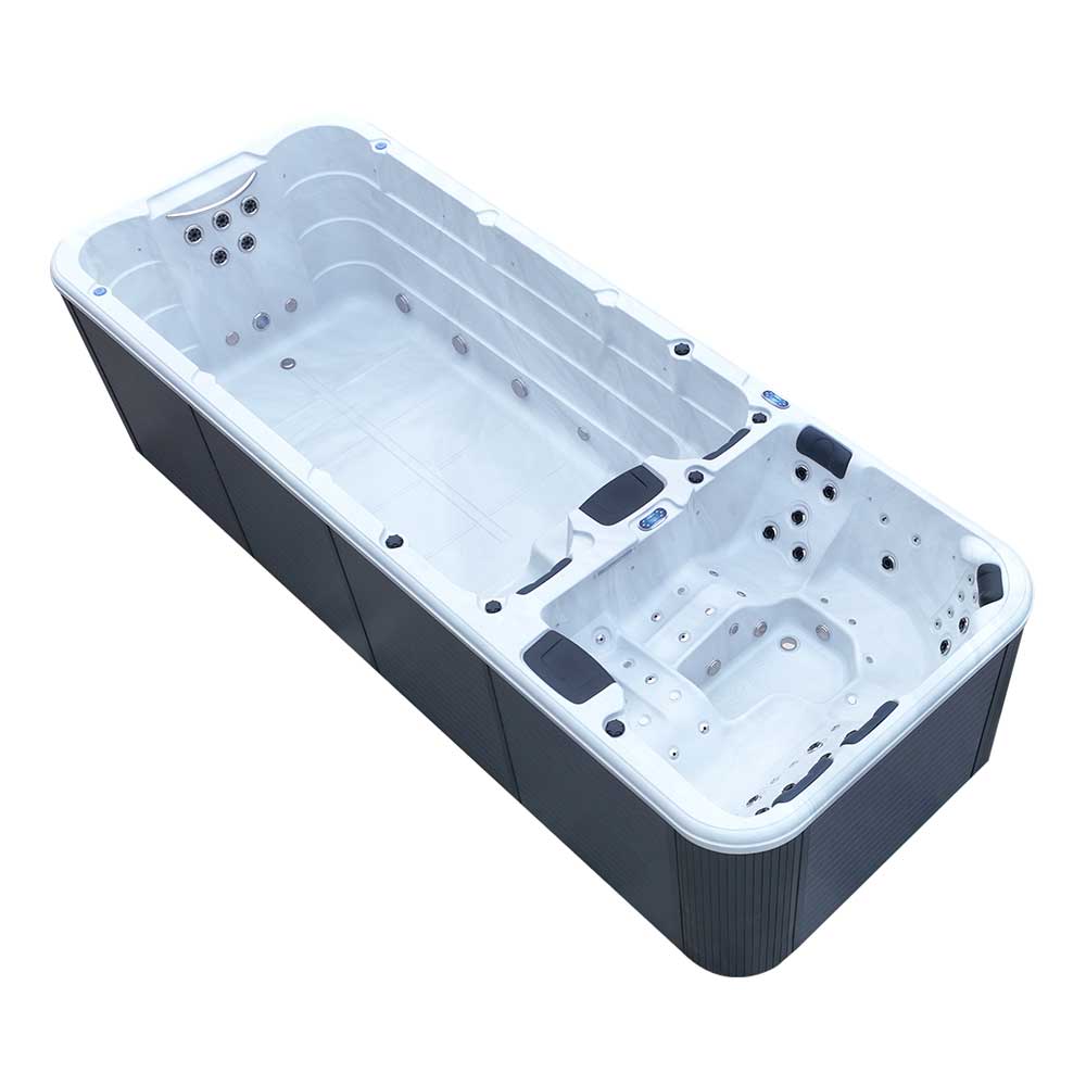 BG-6609 5.85m Dual Zone Swim Spa & Hot Tub | BIGEER