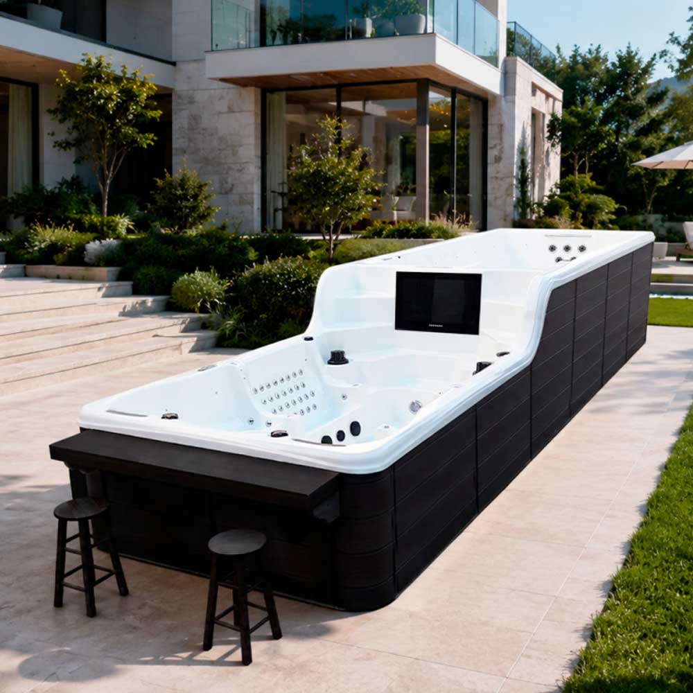 BG-6613 8.15m Dual Zone Swim Spa & Hot Tub | BIGEER