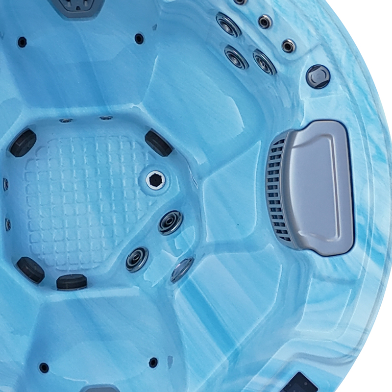 BG-8805 6-Person Round Hot Tub | BIGEER