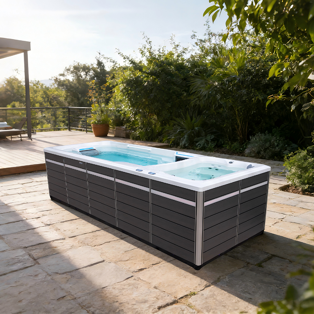 BG-6659 20' Dual-Temperature Swim Spa with 7.5 kW Variable-Speed Swim System