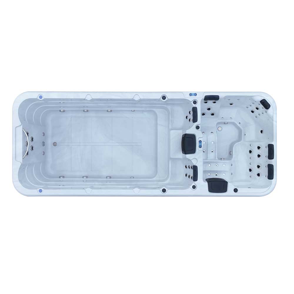 BG-6609 5.85m Dual Zone Swim Spa & Hot Tub | BIGEER